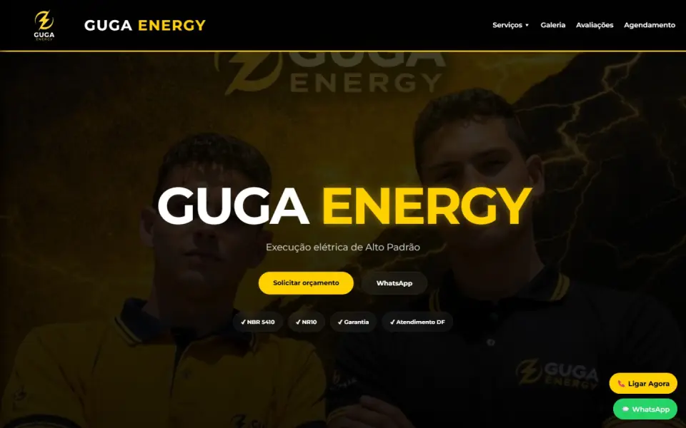 Guga Energy — eletricista em Brasília
